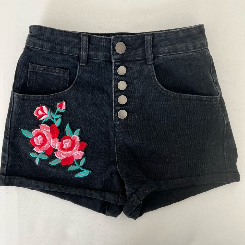 The Flashback High Rise Denim Shorts